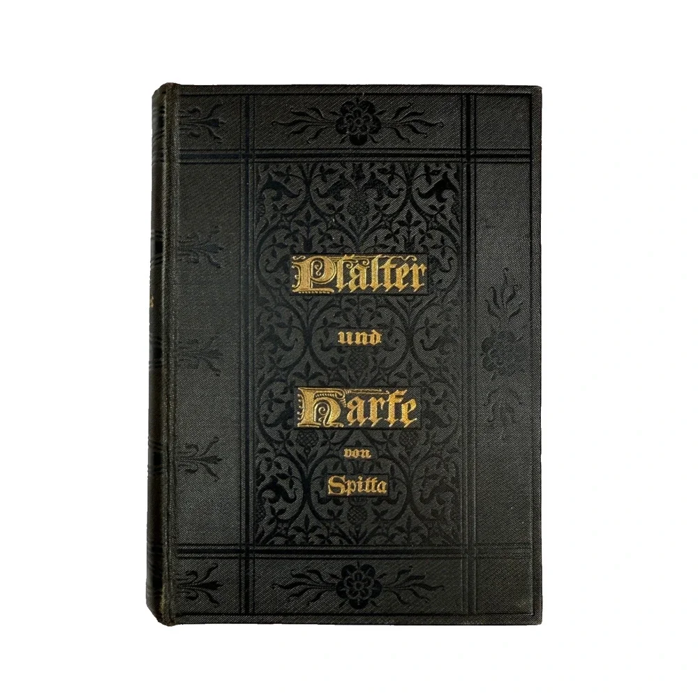Psalter and Harp by C J P Spitta Antique Book Ger Lng